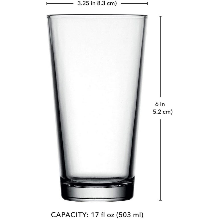 Glassware, Drinking Glasses, Set of 10 Highball Glass Cups Premium