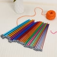thumbnail image 4 of WEUVEB Aluminum Straight Knitting Needles Set with Multiple Sizes for Beginners and Experts, 1 Set, 4 of 8