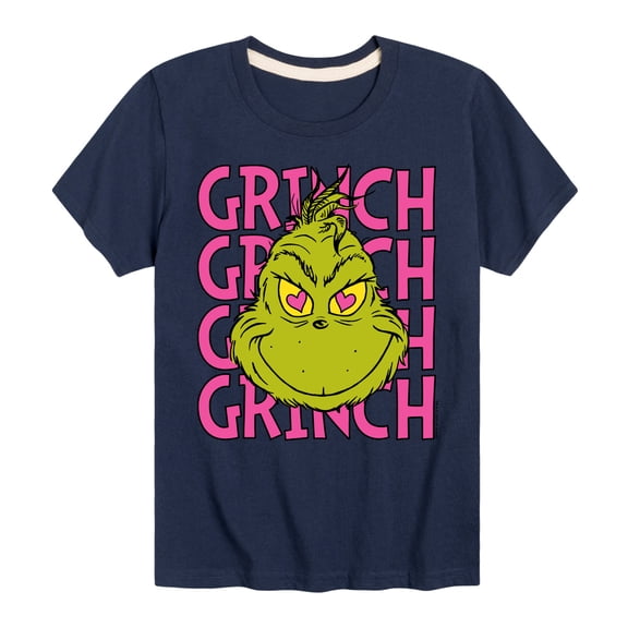The Grinch - Grinch Stacked - Toddler & Youth Short Sleeve Graphic T-Shirt