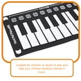 thumbnail image 3 of OULII 1 Ensemble Piano Pliable à Roulettes pour Éducation Musicale et Usage Domestique, 3 of 8