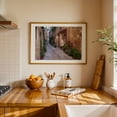 thumbnail image 3 of Pienza Charming Narrow Street - Tuscany - Pienza Tuscany Italy Photography Street Photography Vintage Architecture Rustic Cityscape Scenic Travel Poster Oak Framed Wall Art Print 5 x 7 inches, 3 of 6