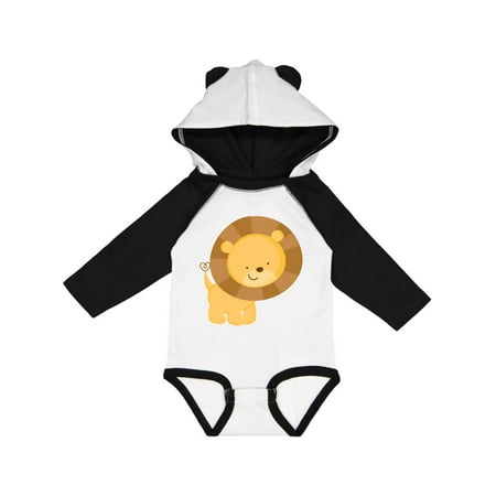 

Inktastic Happy Lion Gift Baby Boy or Baby Girl Long Sleeve Bodysuit