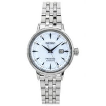Seiko Presage Cocktail Time Skydiving Diamond Accents Blue Dial Automatic SRE007J1 Women's Watch