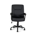 thumbnail image 4 of UrbanPro Furniture Modern Faux Leather Office Chair in Black, 4 of 7
