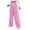 C-Pink82, variant on DHFJKG Women's Wide Leg Sweatpants High Waist Loose Fit Elastic Drawstring Solid Color Sports Casual For Commuting Running Soft Cozy Trousers