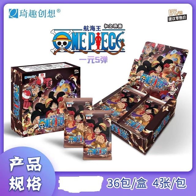 Genuine Anime One Piece Collection Cards Trading Game Luffy Sanji Nami TCG Booster Box Game Cards