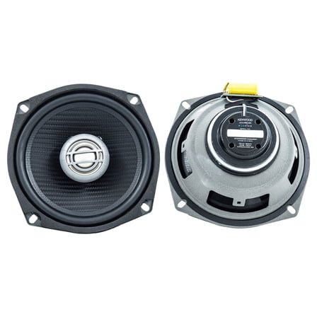 New Kenwood Excelon XM50R 5.25” Rear Coaxial Speakers for 1998-2013 Harley Davidson