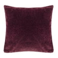 thumbnail image 2 of SAFAVIEH Barica 20" x 20" Velvet Plush Pillow, Dark Red, 2 of 5