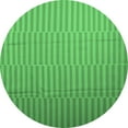 thumbnail image 1 of Ahgly Company Indoor Round Abstract Emerald Green Contemporary Area Rugs, 3' Round, 1 of 4