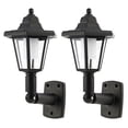 thumbnail image 2 of MesaSe 2 Pcs Lampe Murale à Énergie Solaire pour Extérieur, Patio, Cour, Jardin, Style Lampadaire, Étanche, 2 of 10