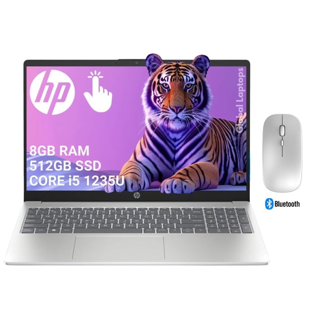 HP Gamer Intel Core i5 1235u 10 Núcleos 8GB RAM 512GB SSD Intel Iris Xe Graphics Pantalla 15.6 Táctil Laptop 15-fd0005 Incluye Windows Con Regalo