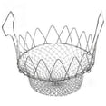 thumbnail image 3 of Stainless Steel Telescopic Folding Basket Frying Basket Kitchen Tools, 3 of 3