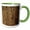 Green/White, variant on 3drose, Hieroglyphics, Temple of Karnak, Luxor, Thebes, Egypt-af14 Aje0071 - Adam Jones, 15oz Two-tone Blue Mug