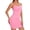 1, Round Neck Pink, variant on ANYFIT WEAR Strapless Shapewear Slips for Women Tummy Control Body Shaper Under Dress Seamless Lingerie with Removable Straps