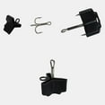 thumbnail image 4 of 100pcs Fishing Hooks Holder Hook Bonnets Caps, Hook Covers, Hooks Tackle Accessory - black +black , 03, 4 of 6