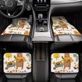 thumbnail image 7 of Naloa Autumn Forest Animals Car Foot Mat Set of 4 Pieces - Universal Floor Liner Neoprene Full Set Floor Mats for Cars Trucks SUV, 7 of 7