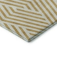 thumbnail image 4 of Addison Rugs Mayfield Washable Transitional Geometric Gold Rectangle Rug, 1'8" x 2'6", 4 of 5