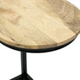 thumbnail image 4 of Noble House McKay Mango Wood End Table, Natural/Black, 4 of 6