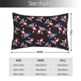 thumbnail image 2 of Fotbe Surfing Santa Funda de Almohada Decorativa Estilo Occidental, Lujo en Algodón, Fundas para Almohadas King, Cojín Estampado para Decoración del Hogar-14"x20", 2 of 6
