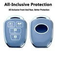 thumbnail image 6 of Yuebutor Key Fob Cover Case Compatible with Toyota Highlander Camry RAV4 Corolla Tacoma Avalon Venza Yaris Accessories Shell, 6 of 7