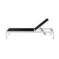 thumbnail image 2 of Edie 76 " Outdoor Chaise Lounger White Aluminum Frame White Cushions, 2 of 9