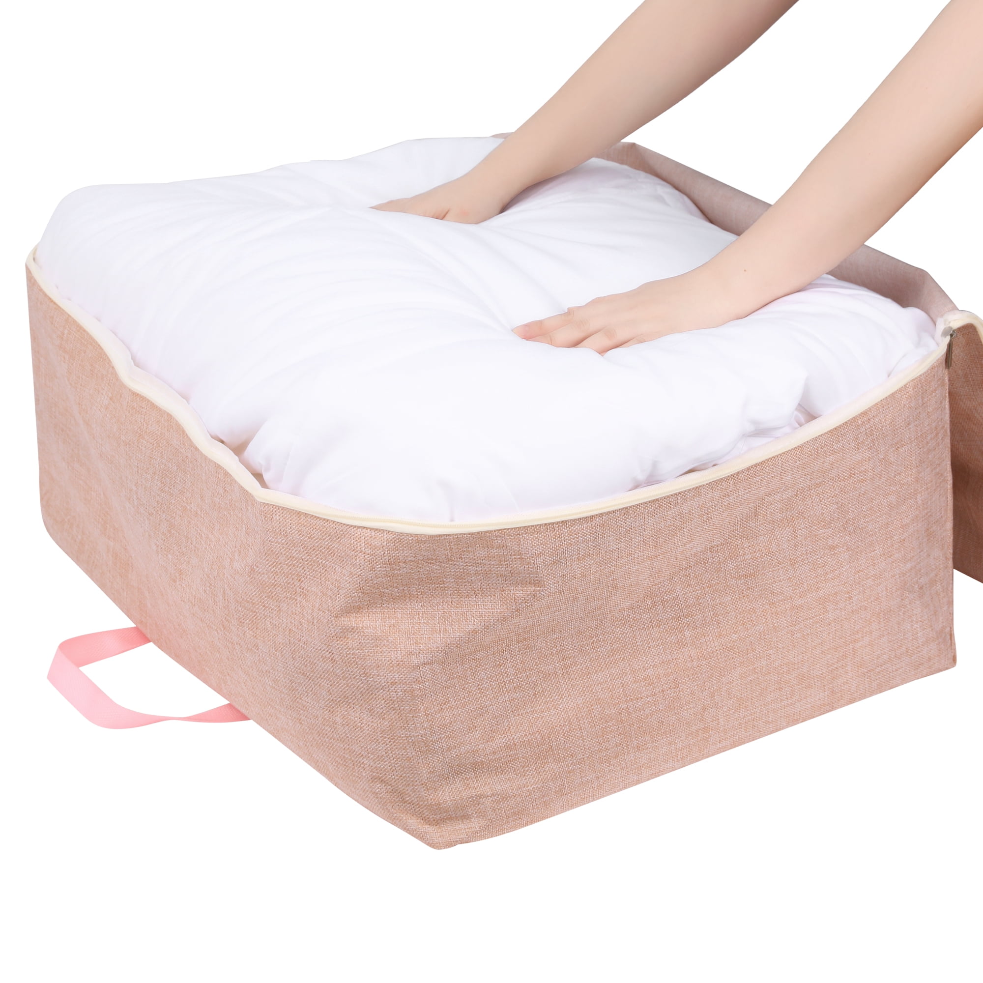 Unique Bargains 1 Pack Clothes Storage Bags Moving Bags Pink 27.5*12*19.5in