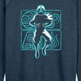 thumbnail image 3 of Avatar - The Last Airbender - Aang Airbending - Women's Lightweight French Terry Long Sleeve Shirt, 3 of 5