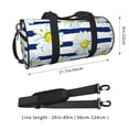 thumbnail image 4 of Bingfone Daisy Striped Nautical Print Gym Duffle Backpack for Men Women,Travel Weekender Carry-On Bags with Detachable Back Pack Straps for Traveling Overnight Climb Sports, 4 of 8