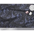 thumbnail image 3 of Soimoi Toile de Voile de Coton Imprimé Floral & Paisley 1 Yard 42 Inch Wide, 3 of 3
