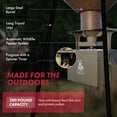 thumbnail image 2 of Boss Buck Hunting 200 Series Automatic Wildlife Deer Feeder, 200lb Capacity, 2 of 9