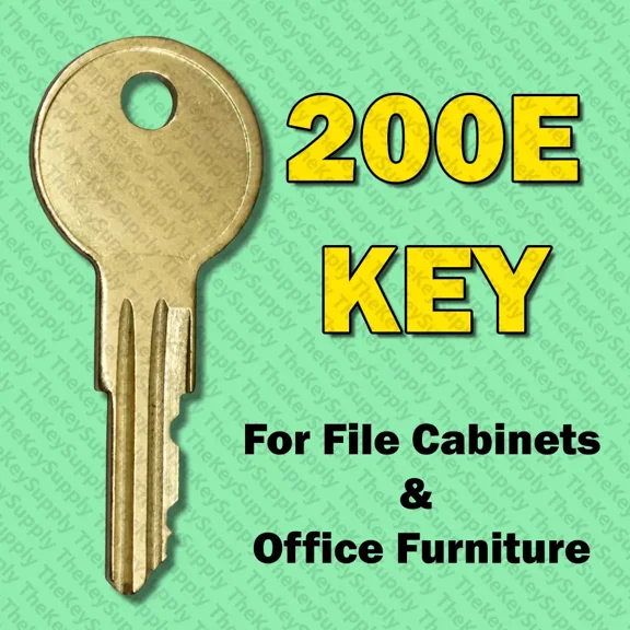 200E Key For Desk File Cabinet & Office Furniture