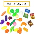thumbnail image 7 of The New York Doll Collection Toy Shopping Cart for Kids Includes Food Folds for Easy Storage Metal Frame, 7 of 7