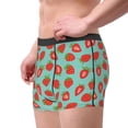 thumbnail image 3 of Bingfone Hand Drawn Strawberry Men's Underwear - Casual Stretch Boxer Briefs-Medium, 3 of 7