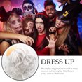 thumbnail image 2 of UPOUART White Bald Wig Costume Accessory for Party Decoration 100% PET Latex, 2 of 8