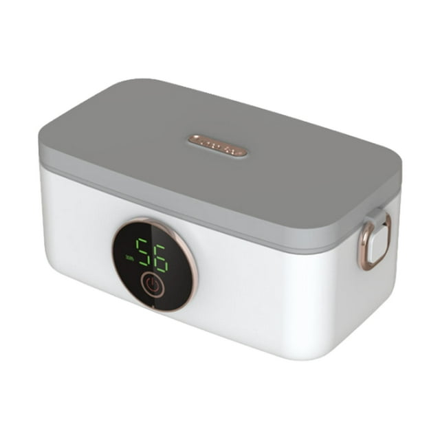 Calentador de alimentos eléctrico, 1L, alimentado por USB, 60W, caja Bento portátil, calentador de alimentos para viajes, trabajo al aire libre, ofici