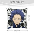 thumbnail image 5 of My Hero Academia Throw Pillow Covers, Anime Pillow Cases, Cushion Covers 18 X 18 Inch Square Pillow Protectors For Sofa Couch Bedroom Car Chair Home Decor, 5 of 9