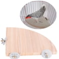 thumbnail image 1 of Bird Perch Stand Platform Log Color Chinchilla Hamster Fan Pedal Hamster Parrot Station board(S), 1 of 4