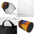 thumbnail image 2 of Fotbe Colorful Rooster Cesto de Ropa con Asas, Cesto Impermeable de Gran Capacidad, Bolsa de Lavado para Dormitorio, Cesto de Ropa con Ruedas y Asas-Medium, 2 of 6