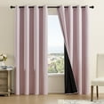 thumbnail image 6 of HHGBAD Blackout Curtains, Sound Insulation, Elegant Room Decor, Noise Reduction Drapes, Home Sleep Improvement, Ideal for Bedrooms and Home Theaters, 63 X 52 Inch, 6 of 7