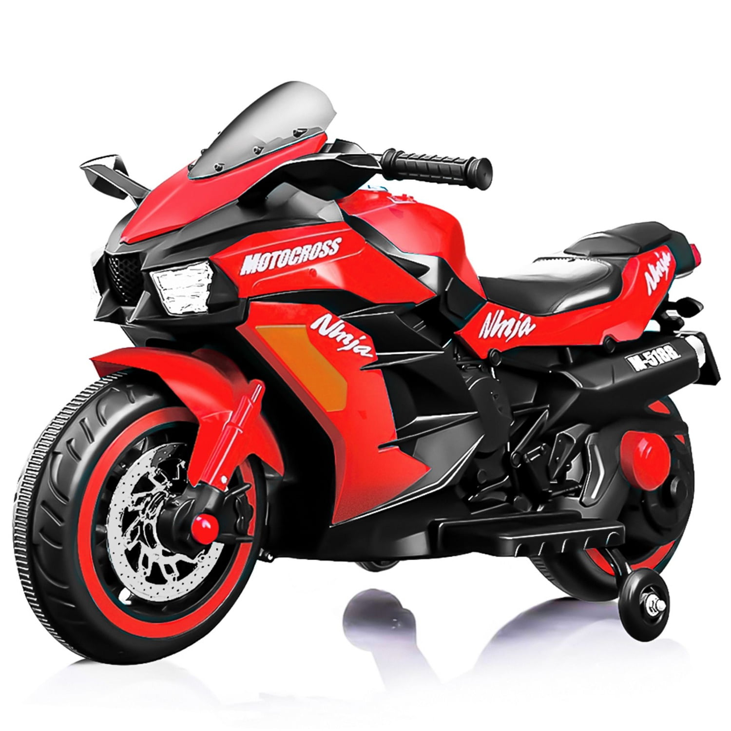 CIPACHO 12V Kids Motorcycle, Electric Motorcycle Ride On Toy with Training Wheels for Boys & Girls, Battery Powered Dirt Bike, Red CIPACHO 12V Kids Motorcycle, Electric Motorcycle Ride On Toy with Training Wheels for Boys & Girls, Battery Powered Dirt Bike, Red