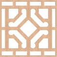 thumbnail image 4 of Ekena Millwork 23 3/8"W x 23 3/8"H x 3/8"T Large Addison Decorative Fretwork Wood Panels, Alder, 4 of 6