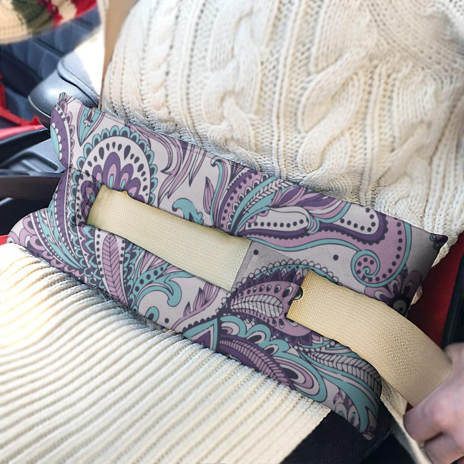 Rustic Home Decor Post Surgery Seatbelt Pillow - Mastectomy Cushion, Nordic Style, Universal Fit