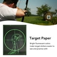 thumbnail image 2 of <p>Aim Target Paper, Targets Paper Set Durable Fluorescent Color Coated Paper For Archery Practicing</p>, 2 of 8