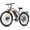 Silver, variant on 26" Electric Bikes for Adults 1000W Peak Motor up to 70 Miles Range 28 mph Max Speed Full Suspension Ebike 36V 13.5AH Removable Battery E-Mountain Bikes 7 Speed, Adjustable Handlebar, UL2849 by SGS