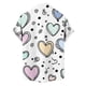 thumbnail image 3 of Ceisia Fashion Unisex Men Women Casual Short Sleeve Printed Turndown Collar Button Gift Shirt, 3 of 6