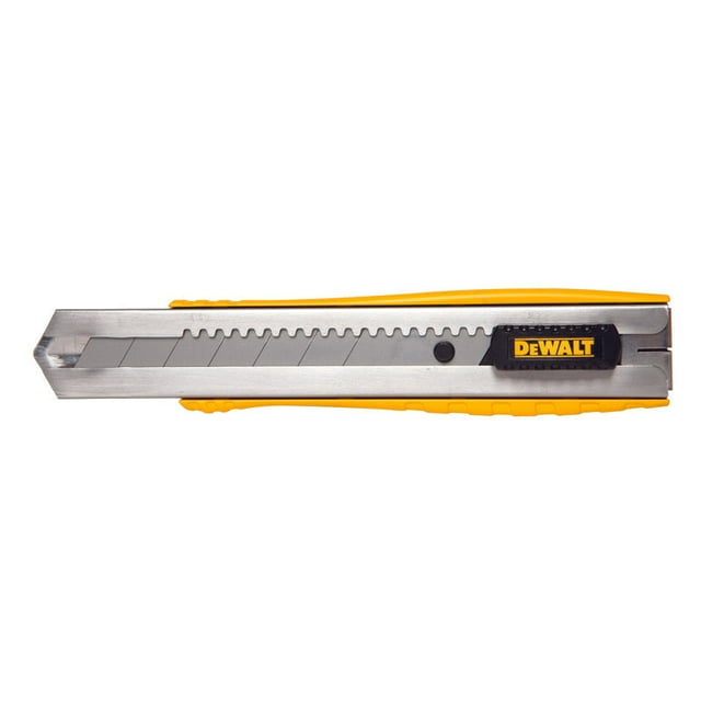 Cuchillo multiusos DeWalt con hoja autorretráctil y desmontable de 25 mm