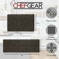 thumbnail image 3 of Chef Gear Marni Wellness Kitchen Mat 2pc Set, Dark Gray, 17.5" x 48" and 17.5" x 28", 3 of 9