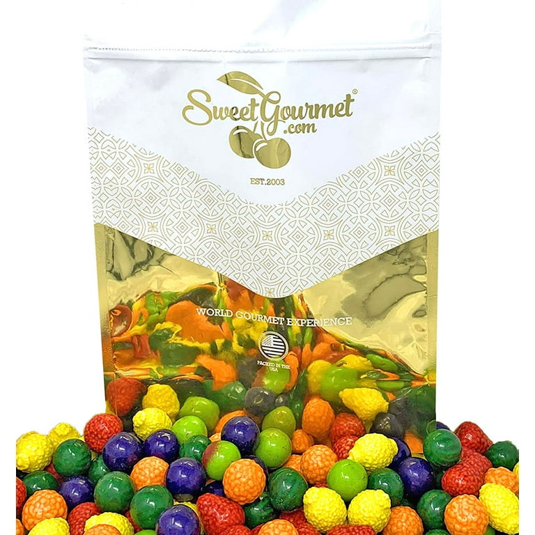 SWEETWORK WHITE 1″ GUMBALLS 2LBS – Candy4Less