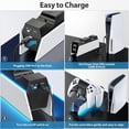 thumbnail image 7 of PS5 Controller Charger Station Compatible with PS5 Edge & Dual Controller, 9 Lightings PS5 Accessories Charging Station, PS 5 Dock Stand with LED Indicator & On-off Switch & Cable, 7 of 7