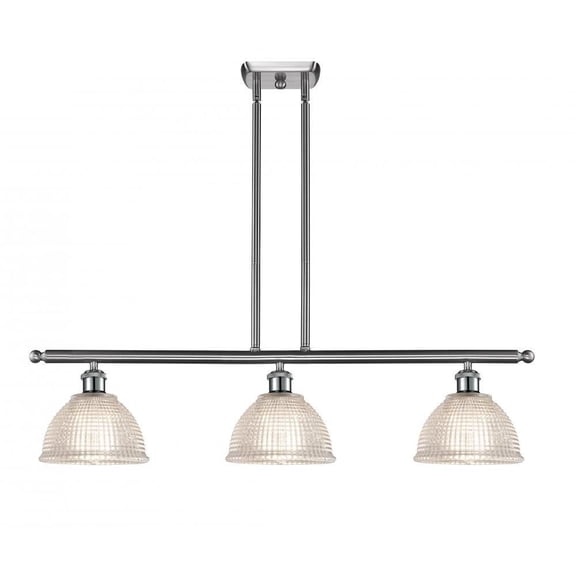 Innovations 516-3I-SN-G422-LED Arietta 3 Light Island Light part of the Ballston Collection, Brushed Satin Nickel